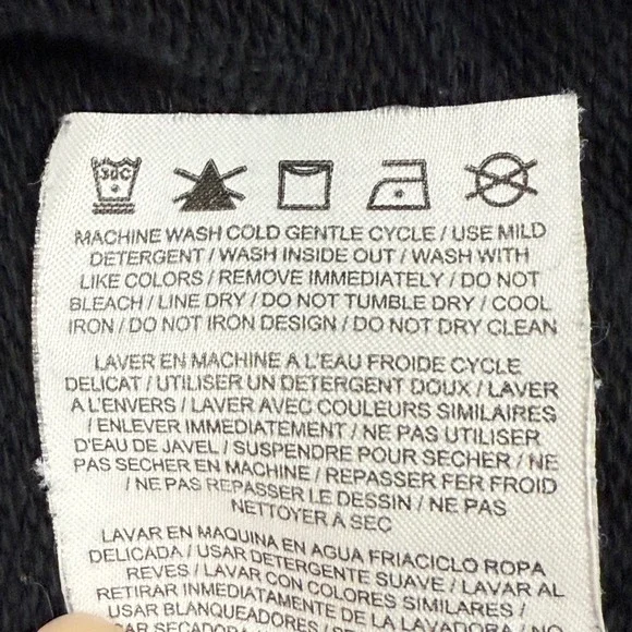 Distressed Nike Women's Crew Neck Long Sleeve Sweatshirt Dress Black‎ Size M - Picture 9 of 11